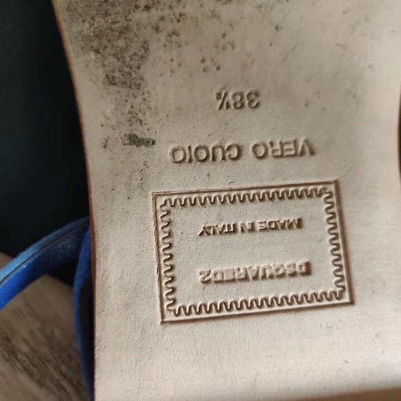 Dsquared2 Suede Sandals, 38.5 - Picture 3 of 4